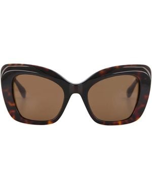 Balenciaga Diva Butterfly Occhiale - Brown