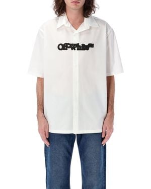 Off-White c/o Virgil Abloh Spray Arrow Bowling Shirt - White