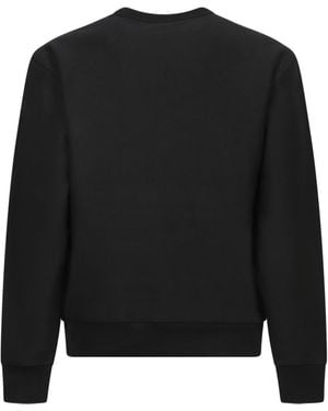 Burberry Midnight Blue Cotton Blend Sweatshirt in Black for
