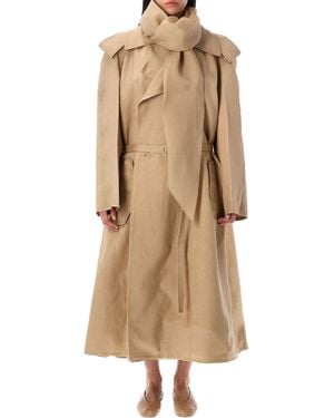 Carven Scarf Trench - Natural