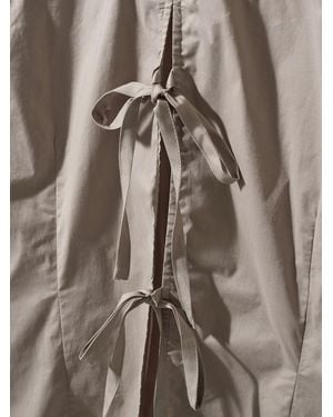 THE GARMENT Stretch Cotton Shirt With Classic Collar Organic - Brown