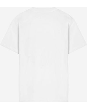 Just Cavalli Cotton T-Shirt T-Shirts - White