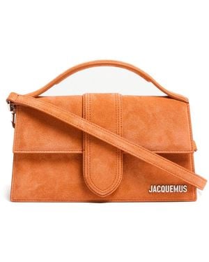 Jacquemus Terracotta Leather Le Grand Bambino Handbag - Orange