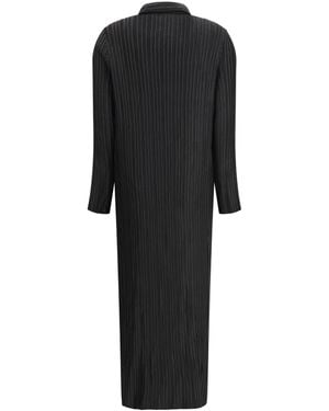 GONGDID DESIGN Long Wave Dress Polyester - Black