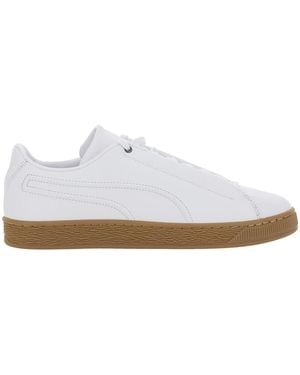 PUMA Sneakers Suede Modern Lth Leather Leather/Suede/Rubber Sneakers - White