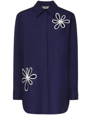 Fendi Shirts Co+Pl - Blue