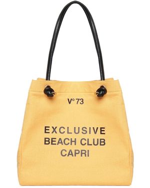 V73 Beach Club Shopping Bag - Metallic