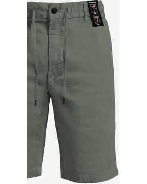 BOSS Stretch Cotton Pants Short - Green