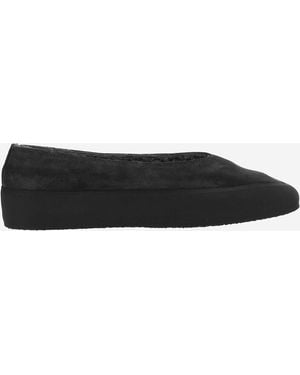 Le Monde Beryl Suede Flats - Black