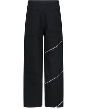 Alaïa Jeans Cotton Polyurethane - Black