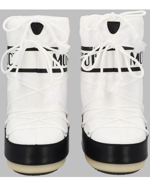 Moon Boot Nylon Boots Polyamide Polyurethane - White