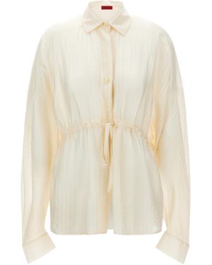 Thelatest Dalida Shirt Lyrly Polyamide Polyester Shirt, Blouse - White