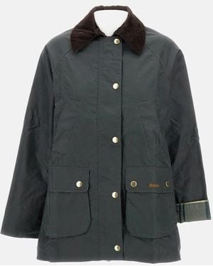 Barbour Modern Beadnell Wax Jacket - Black