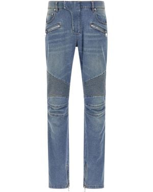 Balmain 'Biker' Jeans - Blue