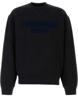 DSquared² Cotton Sweatshirt - Black