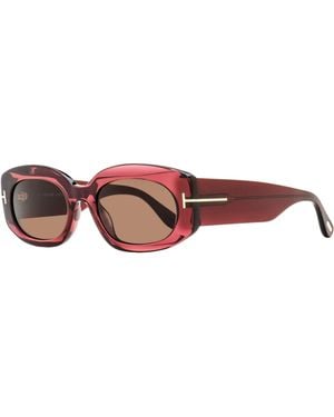 Tom Ford Cielle Sunglasses Tf1187 69E 52Mm Ft1187 Plastic (Acetate) - Black
