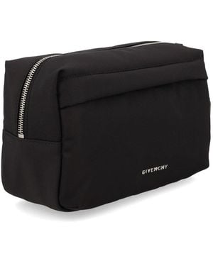 Givenchy Givenchy Logo-Embellished Clutch - Black
