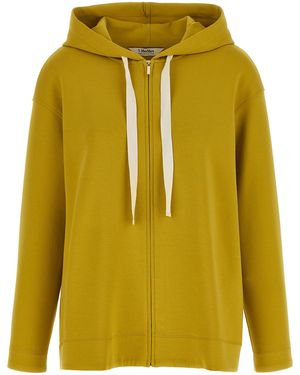 Max Mara Cotton Hoodie Clothing - Yellow