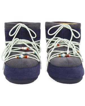Moon Boot X Guest Residence Cow Suede - Blue