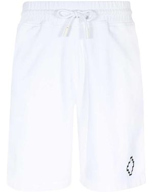 Marcelo Burlon Cotton Bermuda Shorts - White
