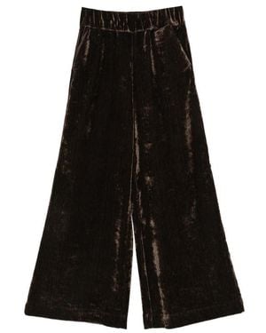 JC Sophie Elasticated-Waistband Palazzo Trousers - Black