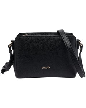 Liu Jo Logo Crossbody Bag - Black