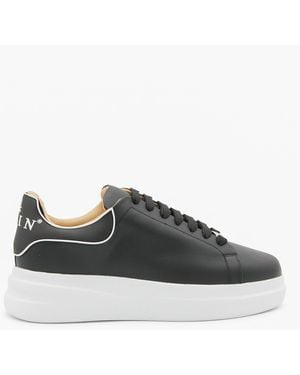 Philipp Plein Leather Megastar Sneakers - Black