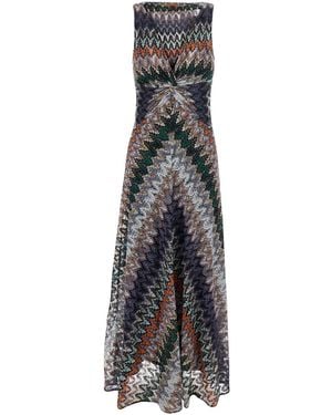 Missoni Sleeveless Long Dress - Multicolour
