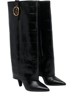 Kurt Geiger Boots Calf Leather/ Rubber Sole - Black