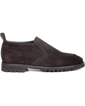 Neil Barrett Suede Slip-On Ankle Boots - Brown