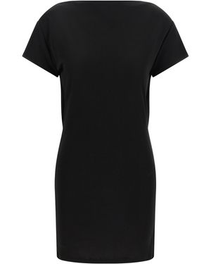 Jacquemus Viscose Short Dress - Black
