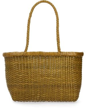 Dragon Diffusion Shoulder Bag B Weave Leather - Green