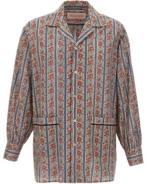 Valentino Garavani Voyage Imaginaire Shirt Cotton Shirt, Blouse - Multicolour