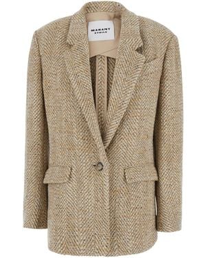 Isabel Marant Jacket Parly-Gb Blazers - Natural