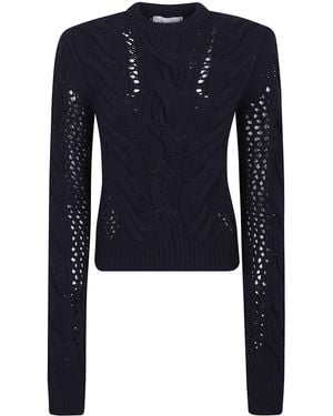 Sportmax Radio Maglia-Canottiera-Top - Blue