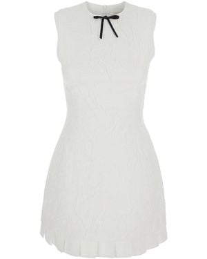 ShuShu/Tong Sleeveless Slim-Fit Dress - White
