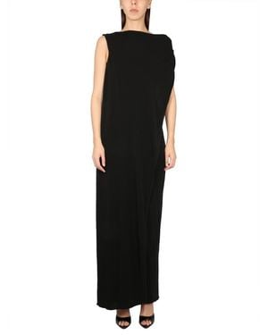 Alberta Ferretti Sustainable Organzine Dress - Black