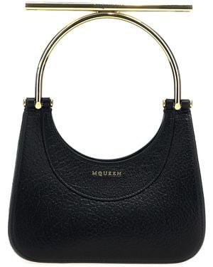 McQueen Mini Cross Bar Purse in Red | Lyst