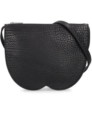 Burberry Chess Mini Pouch Shoulder Bag - Black