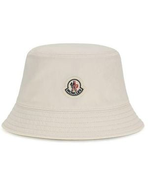 Moncler Polyester Bucket Hat - Natural