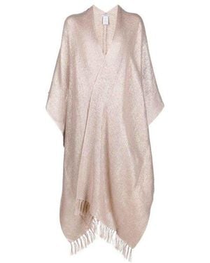 Brunello Cucinelli Blush Linen Blend Scarf - Pink