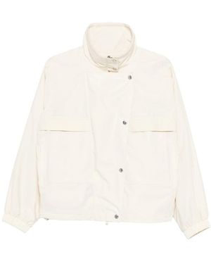 Yves Salomon Neutrals Jackets - White