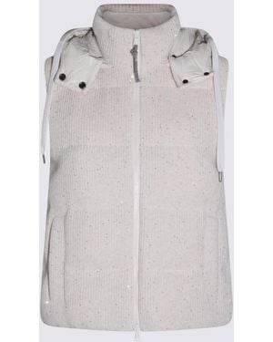 Brunello Cucinelli Coats Co Pl - Grey