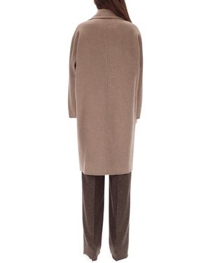 Max Mara Coat Ardenne Cashmere Trench & Raincoats - Natural