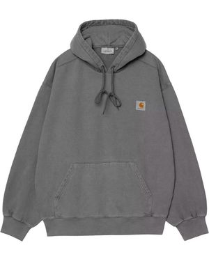 Carhartt Carhartt Logo Patch Sweatshirt Cotton Jumper - Grey