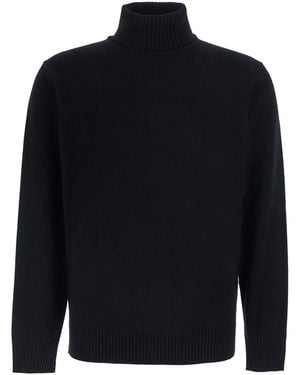 Kangra Turtleneck Jumper Wool-Cashmere Tops - Blue