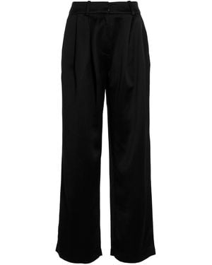 Co. Front Pleated Pants - Black