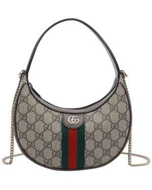 Gucci Small Ophidia Shoulder Bag - Gray
