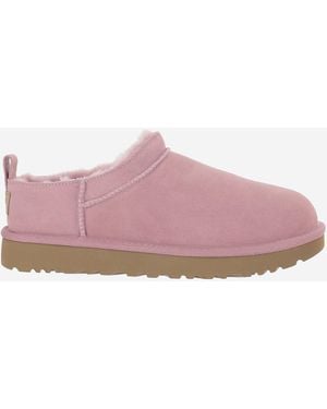 UGG Ankle Boots Classic Micro Suede - Pink