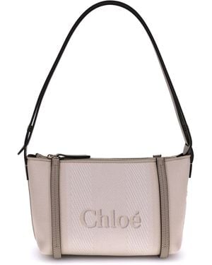 Chloé Carry Shoulder Bag - White